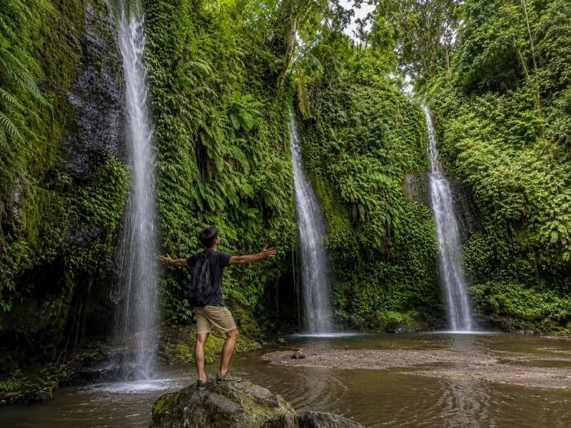 Benang Stokel Waterfall Lombok