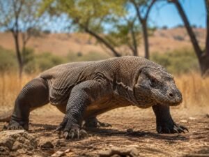 Komodo dragon natural habitat tour