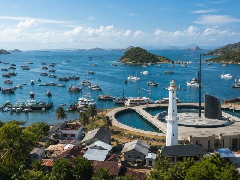 Labuan Bajo harbour meeting point