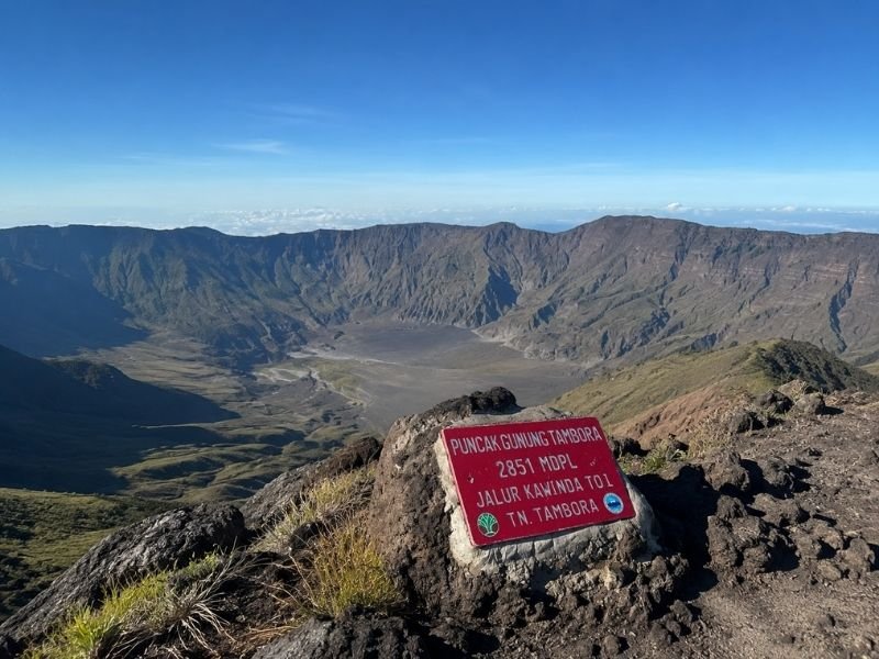 Mount Tambora National Park trekking