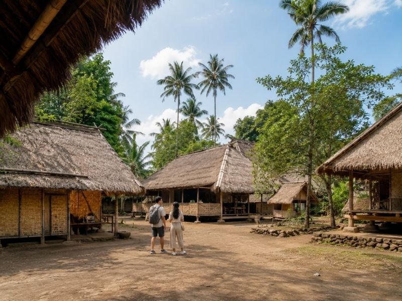Senaru traditional Sasak village